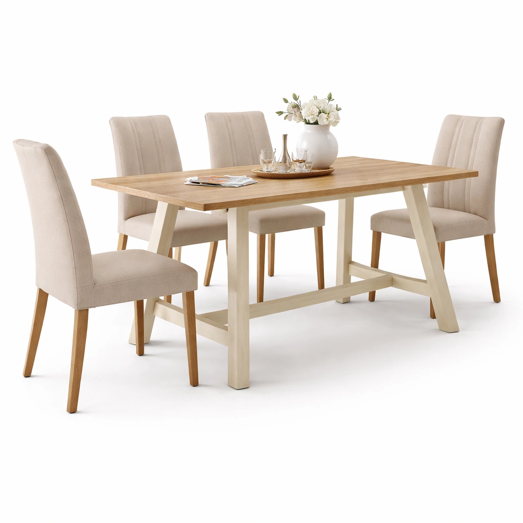 Esstisch Set Weiss-danorae